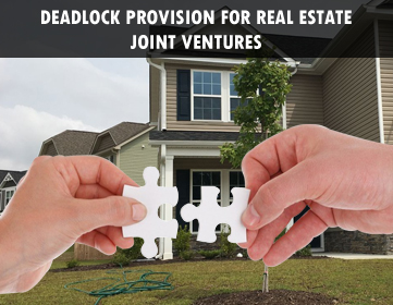 deadlock-provision-for-real-estate-joint-ventures